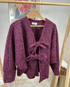 GILET LANA BORDEAUX