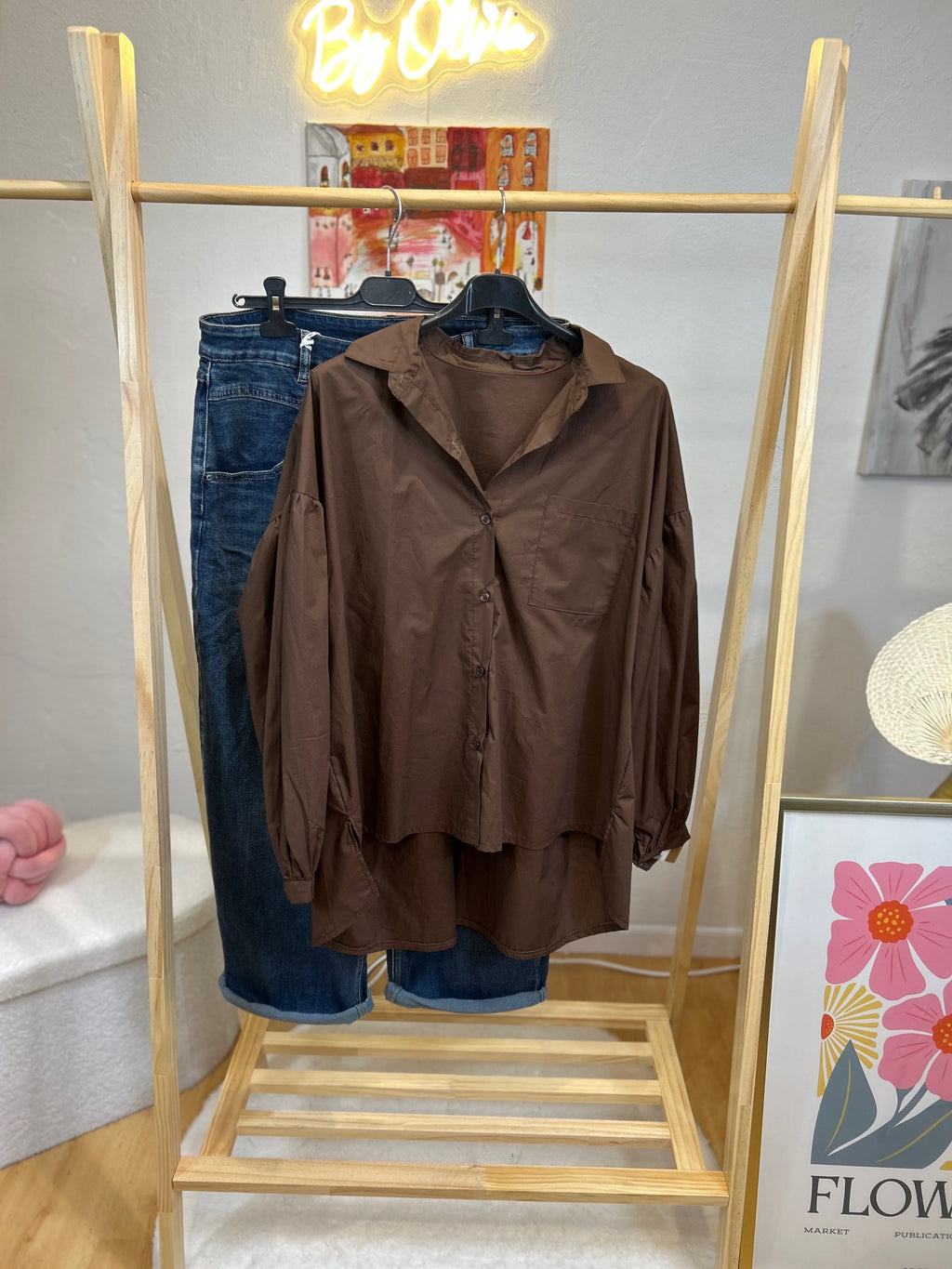 CHEMISE JUDE CHOCOLAT