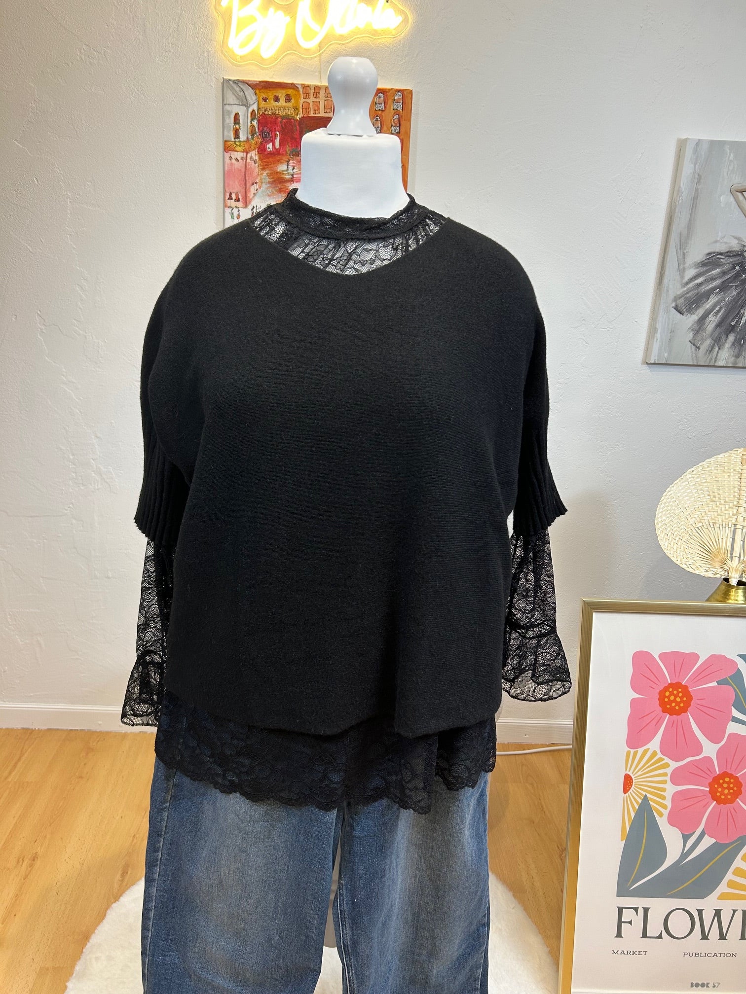 T-SHIRT MELODIE NOIR