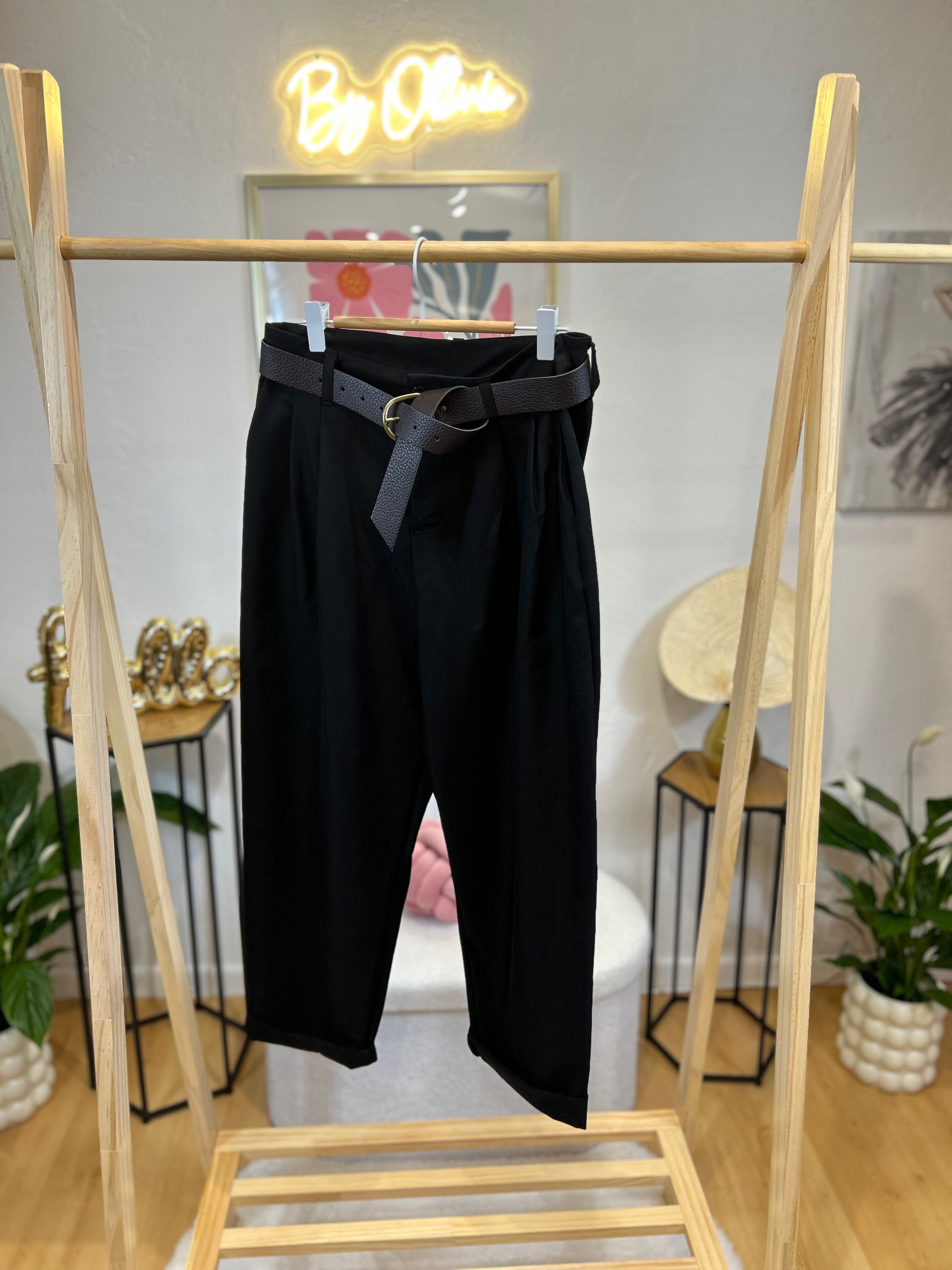 PANTALON MONIQUE NOIR