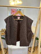 GILET ROSALIE CHOCOLAT