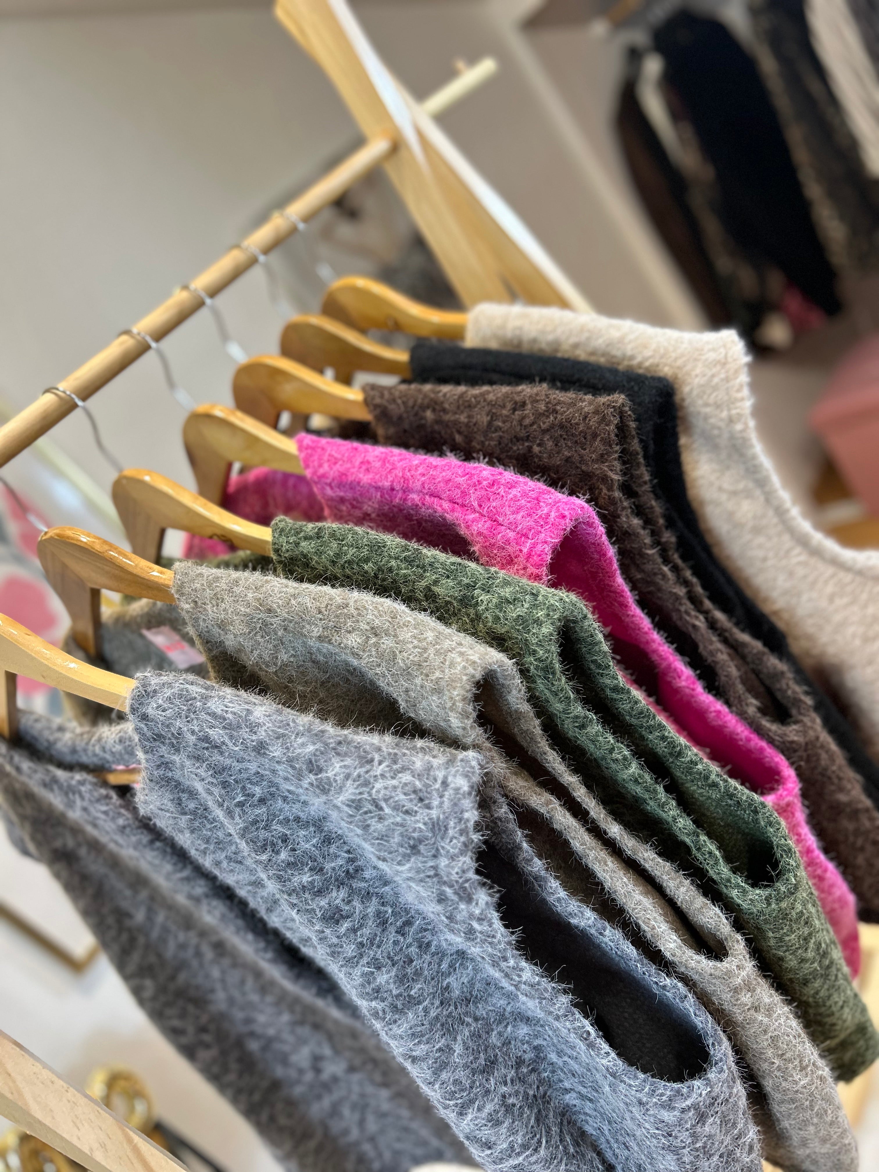 GILET ROSALIE CHOCOLAT