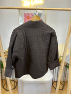 BLOUSE FLEUR CHOCOLAT