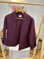 BLOUSE FLEUR BORDEAUX