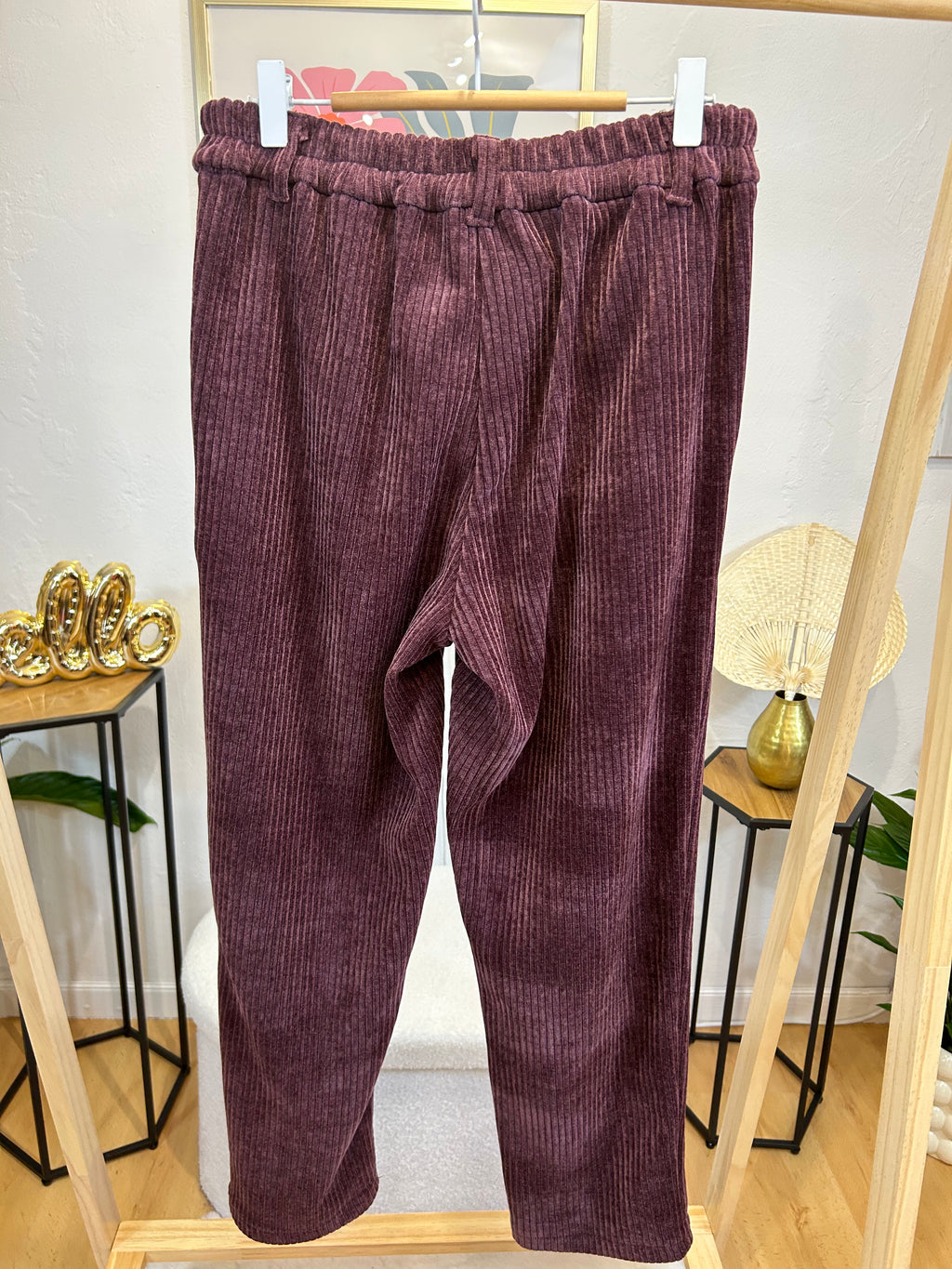 PANTALON JUDY BORDEAUX