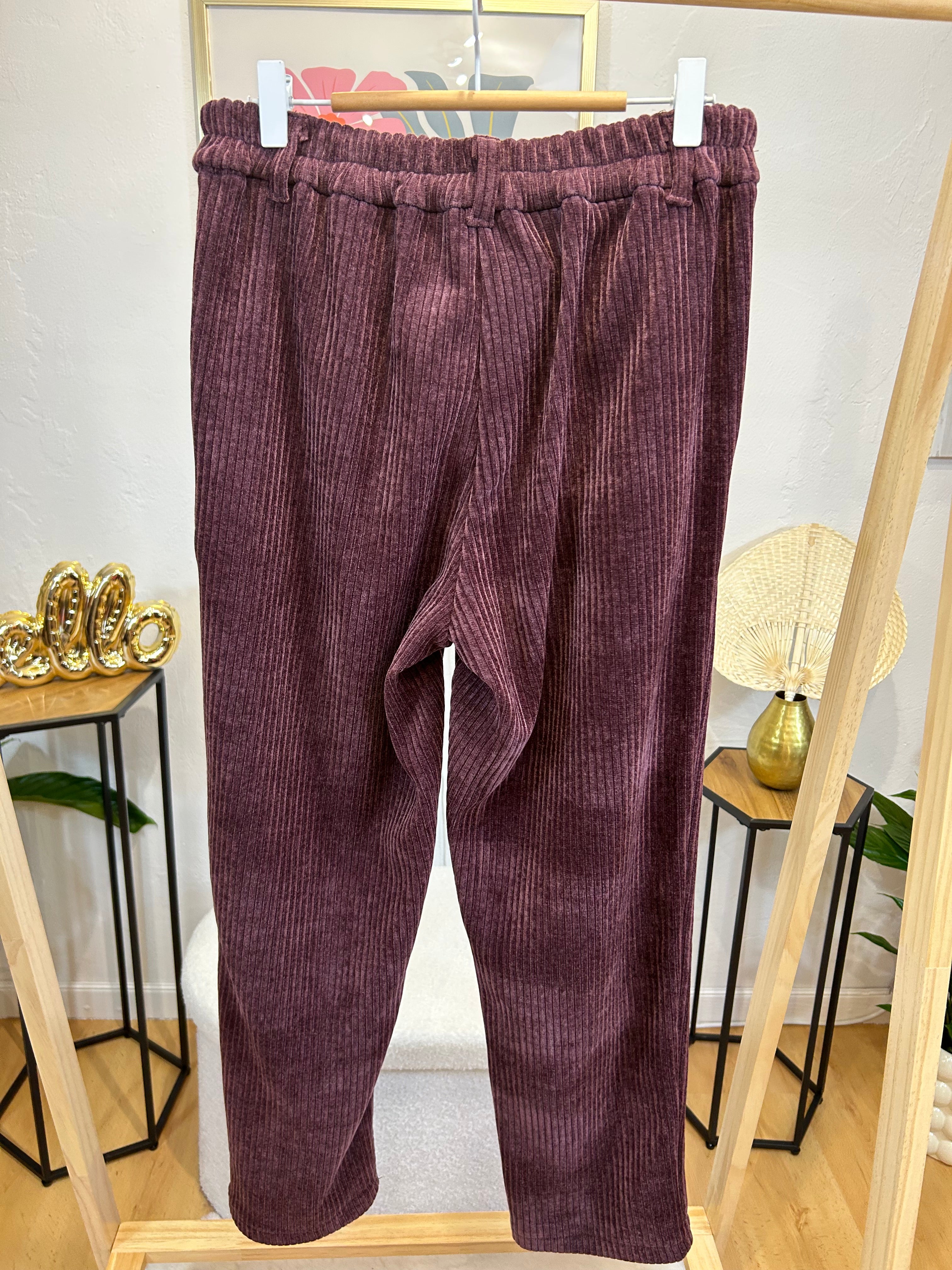 PANTALON JUDY BORDEAUX