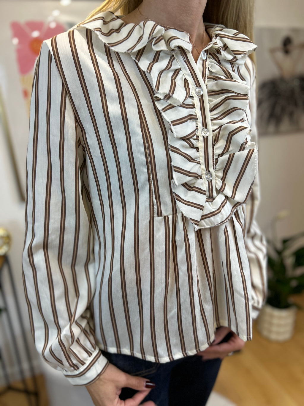 CHEMISE IRIS BLANCHE