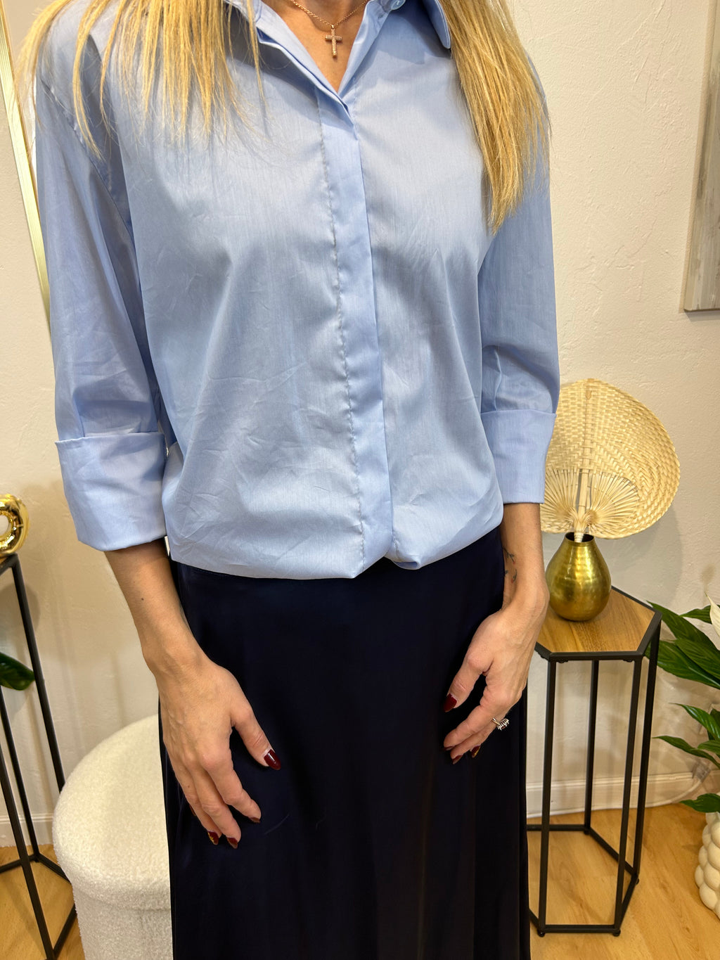 CHEMISE MOLLY BLEUE