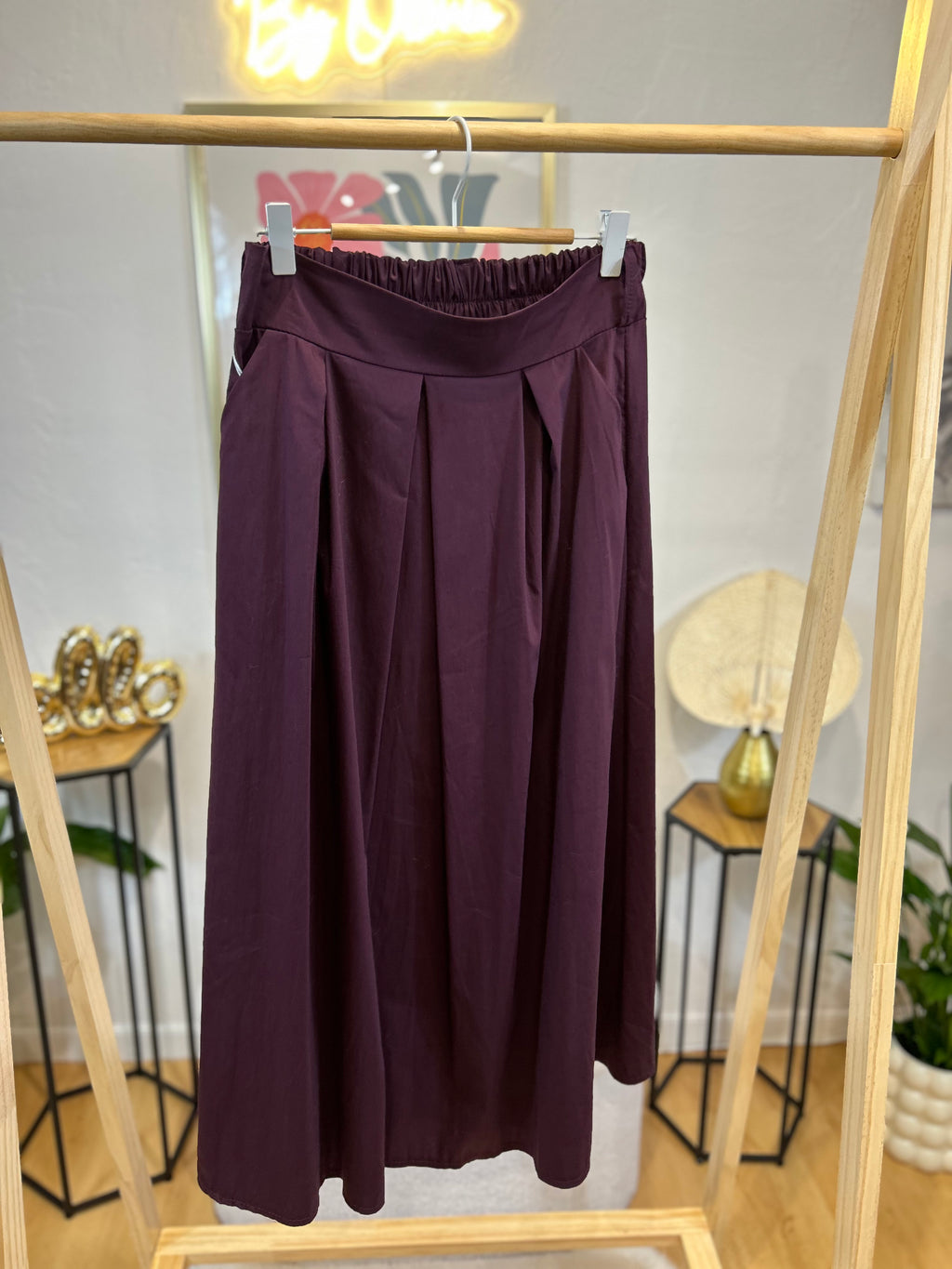 JUPE CONSTANCE PRUNE