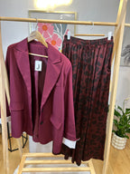 PANTALON SONI BORDEAUX