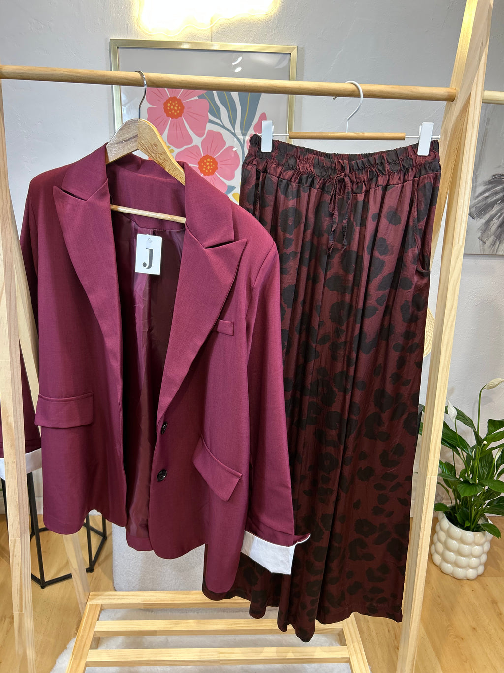BLAZER ELODIE BORDEAUX