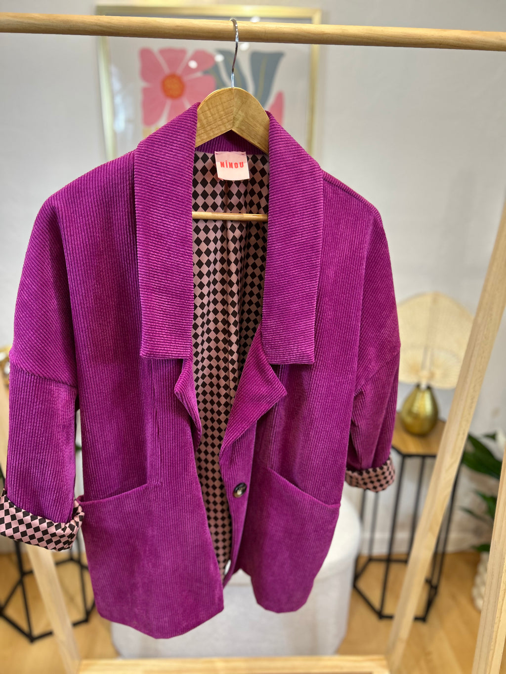 VESTE SIMONE FUCHSIA