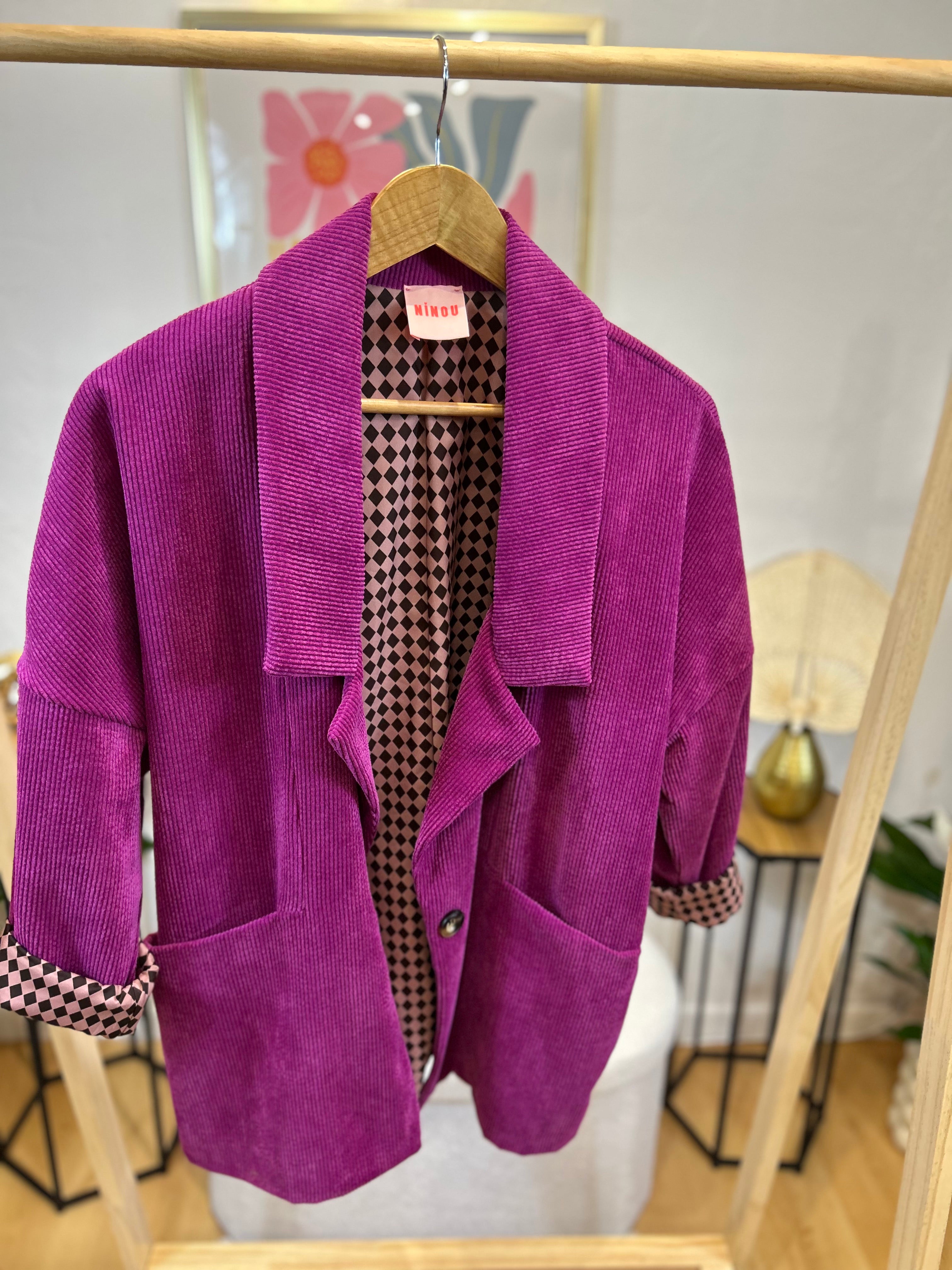 VESTE SIMONE FUCHSIA