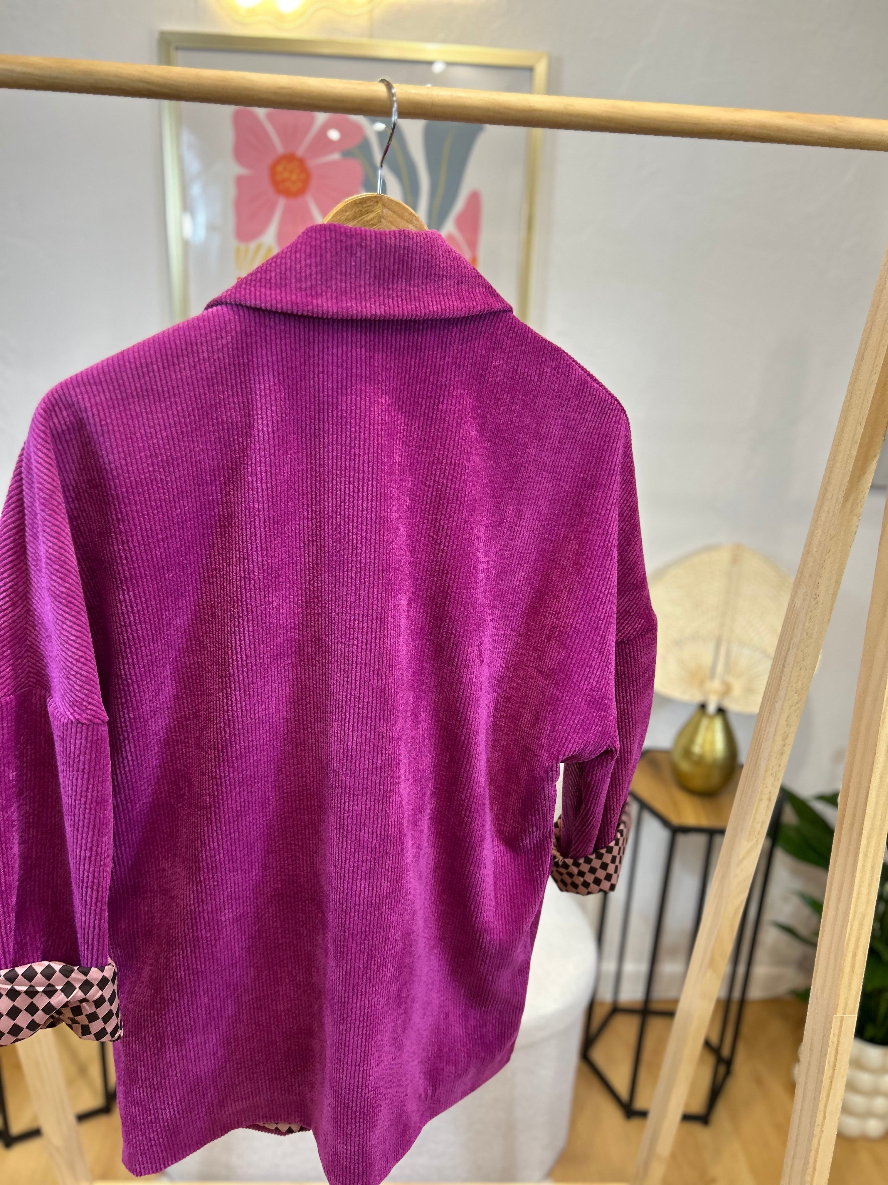 VESTE SIMONE FUCHSIA