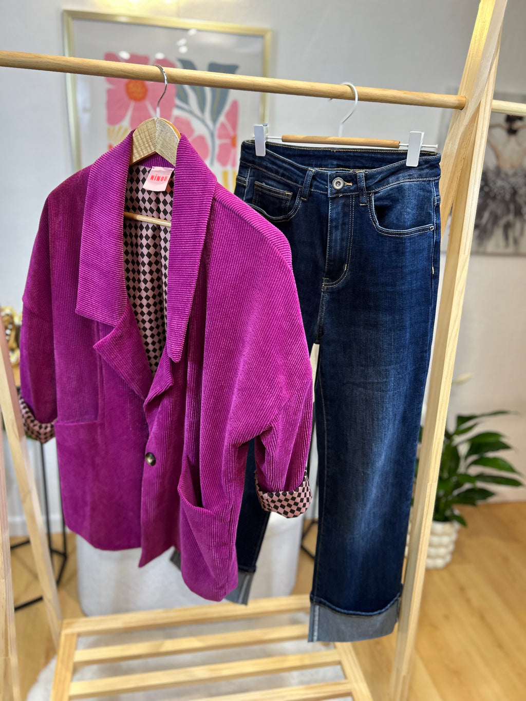 VESTE SIMONE FUCHSIA