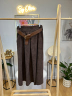 JUPE ALIX CHOCOLAT