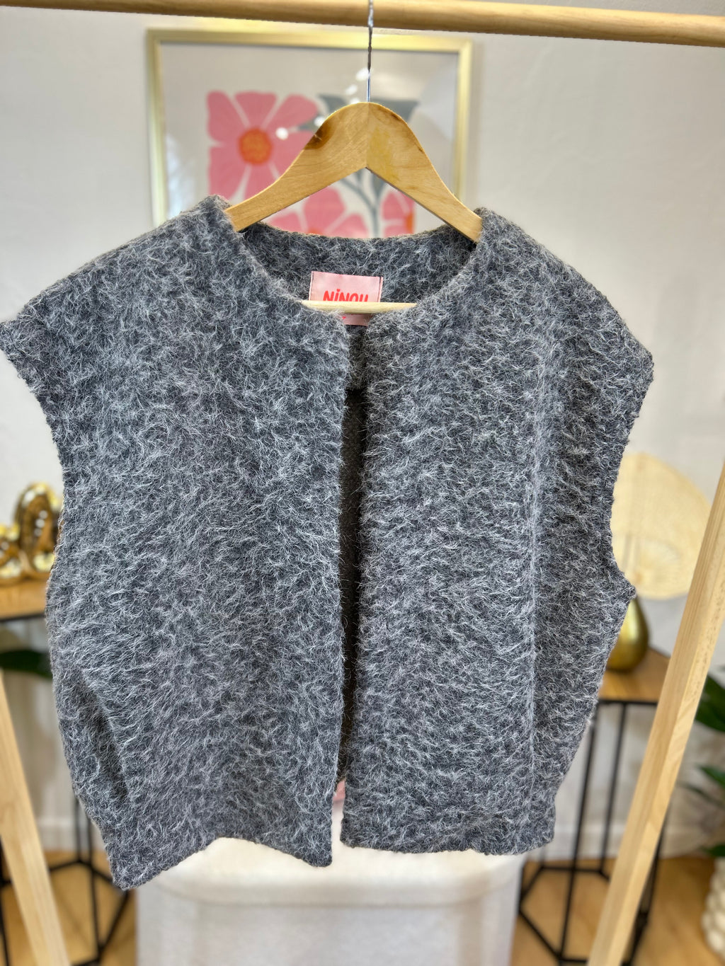 GILET ROSALIE GRIS