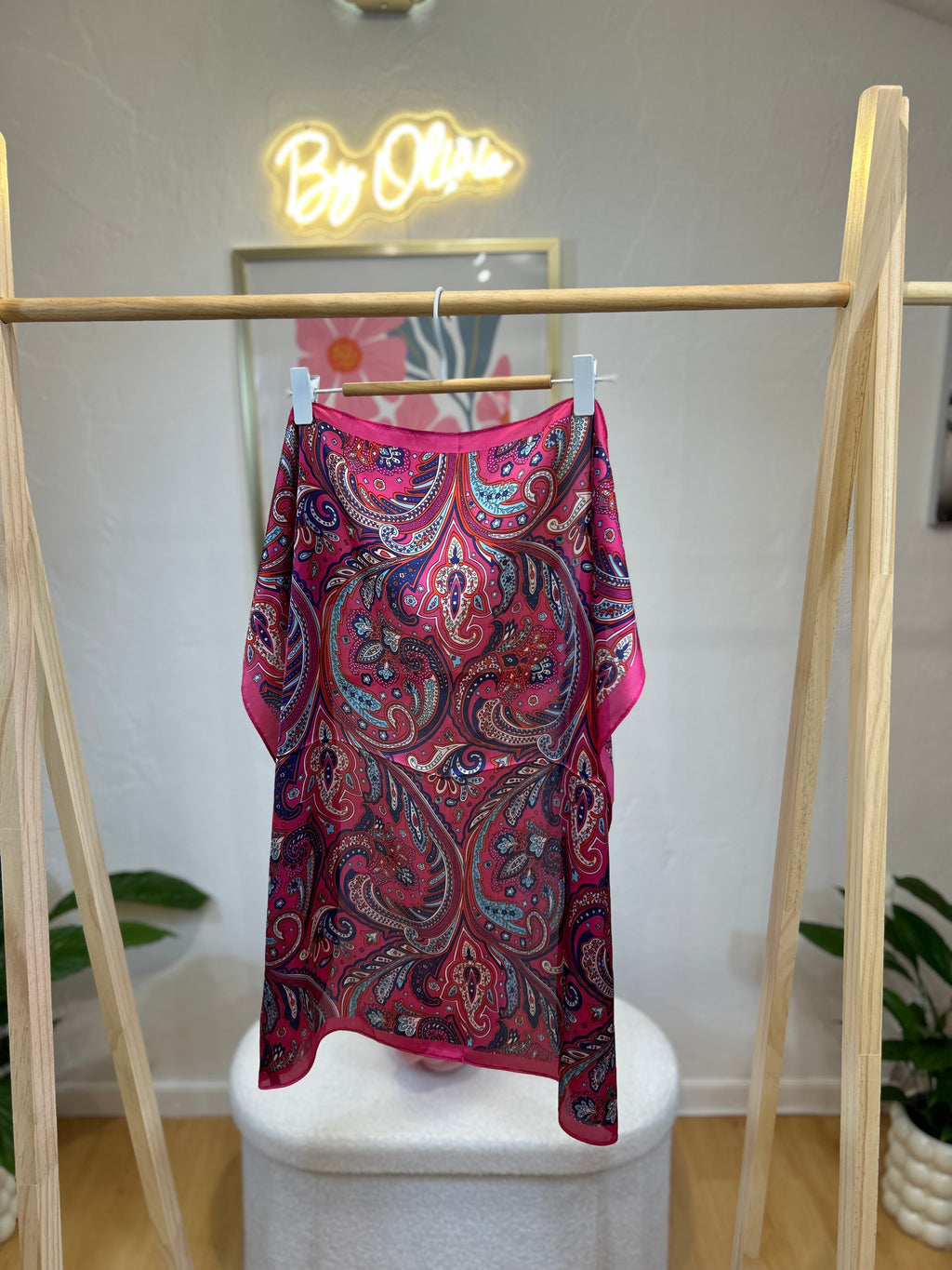 FOULARD HONORINE ROSE