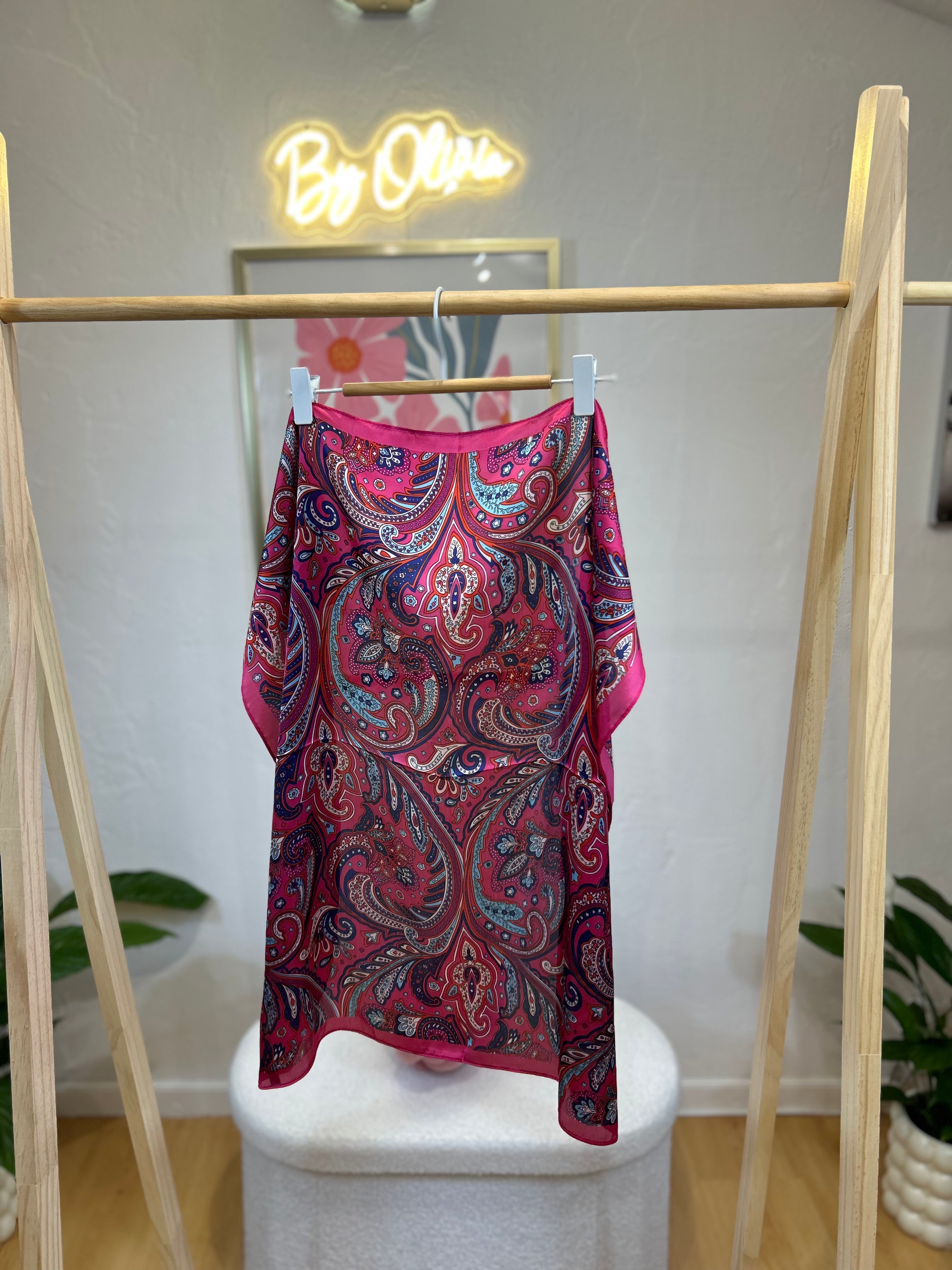 FOULARD HONORINE ROSE