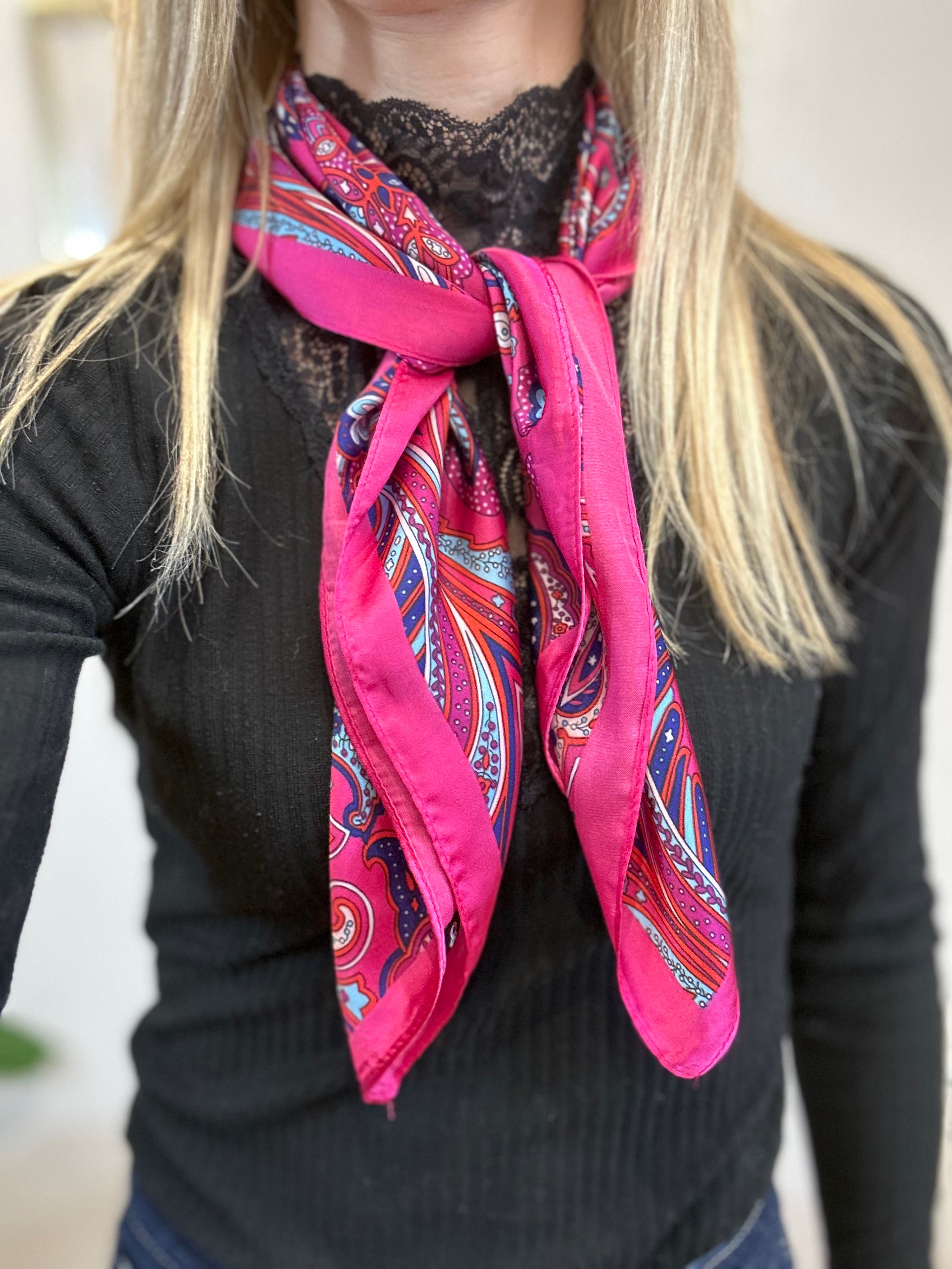 FOULARD HONORINE ROSE