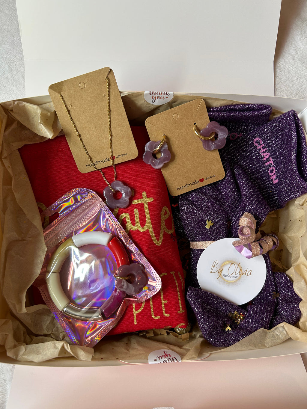 COFFRET NOËL VIOLET (5 CADEAUX)