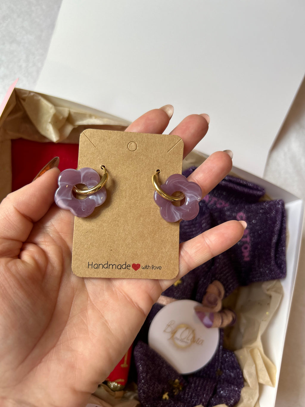 COFFRET NOËL VIOLET (5 CADEAUX)