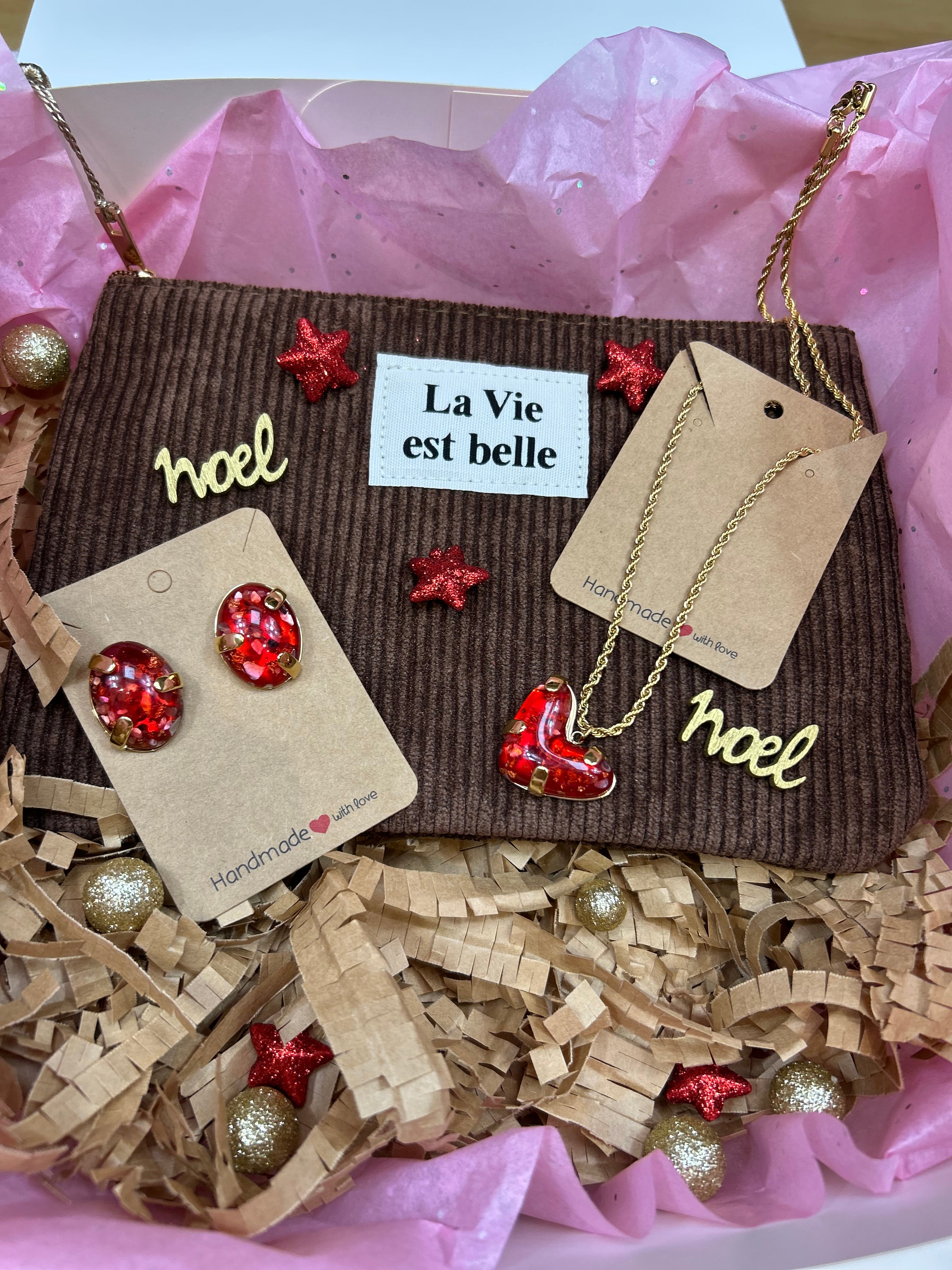 COFFRET NOËL ROUGE (3 CADEAUX)