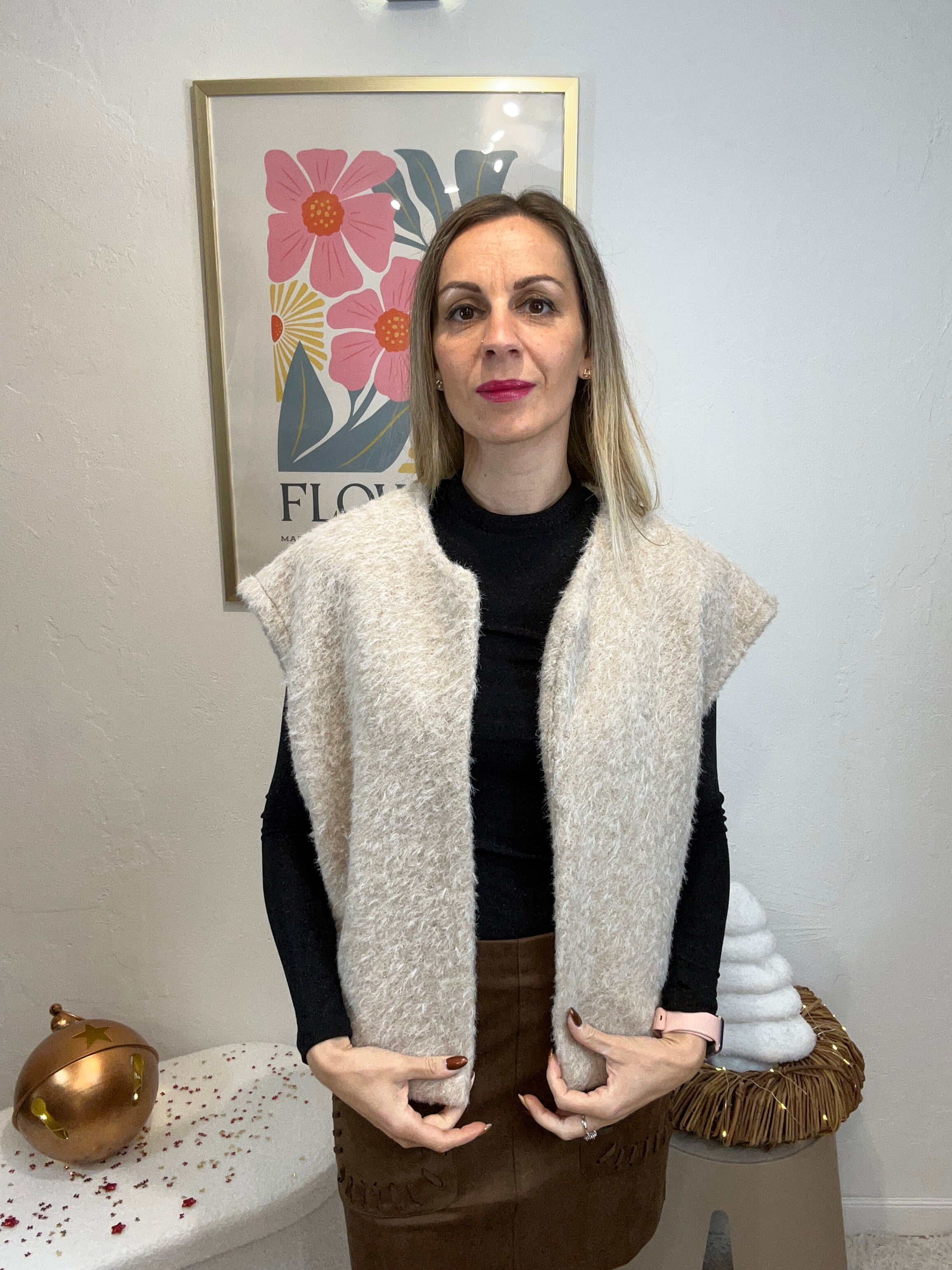 GILET ROSALIE BEIGE