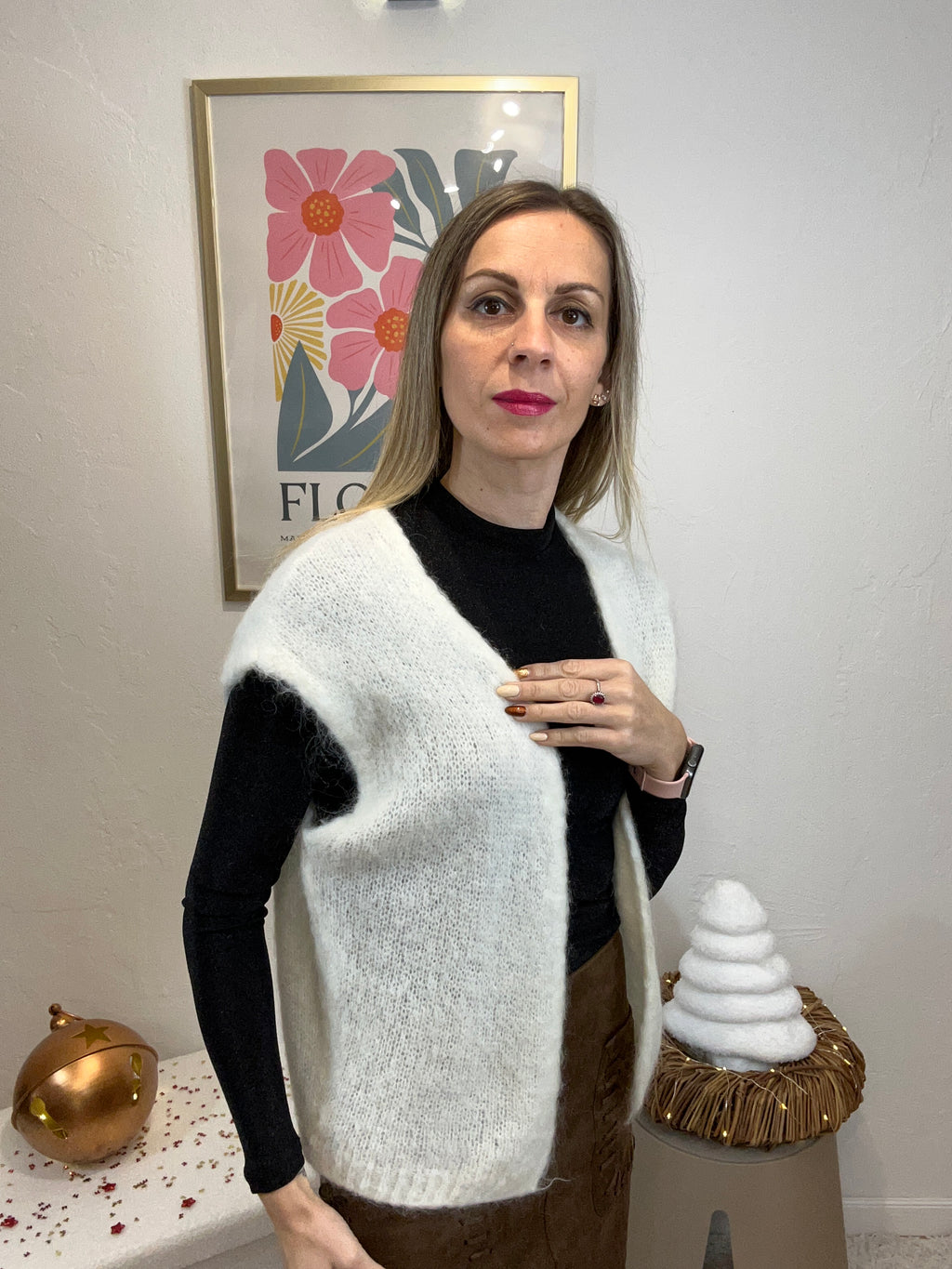 GILET HELOÏSE MOHAIR