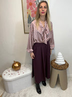 JUPE CONSTANCE PRUNE