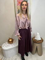 JUPE CONSTANCE PRUNE