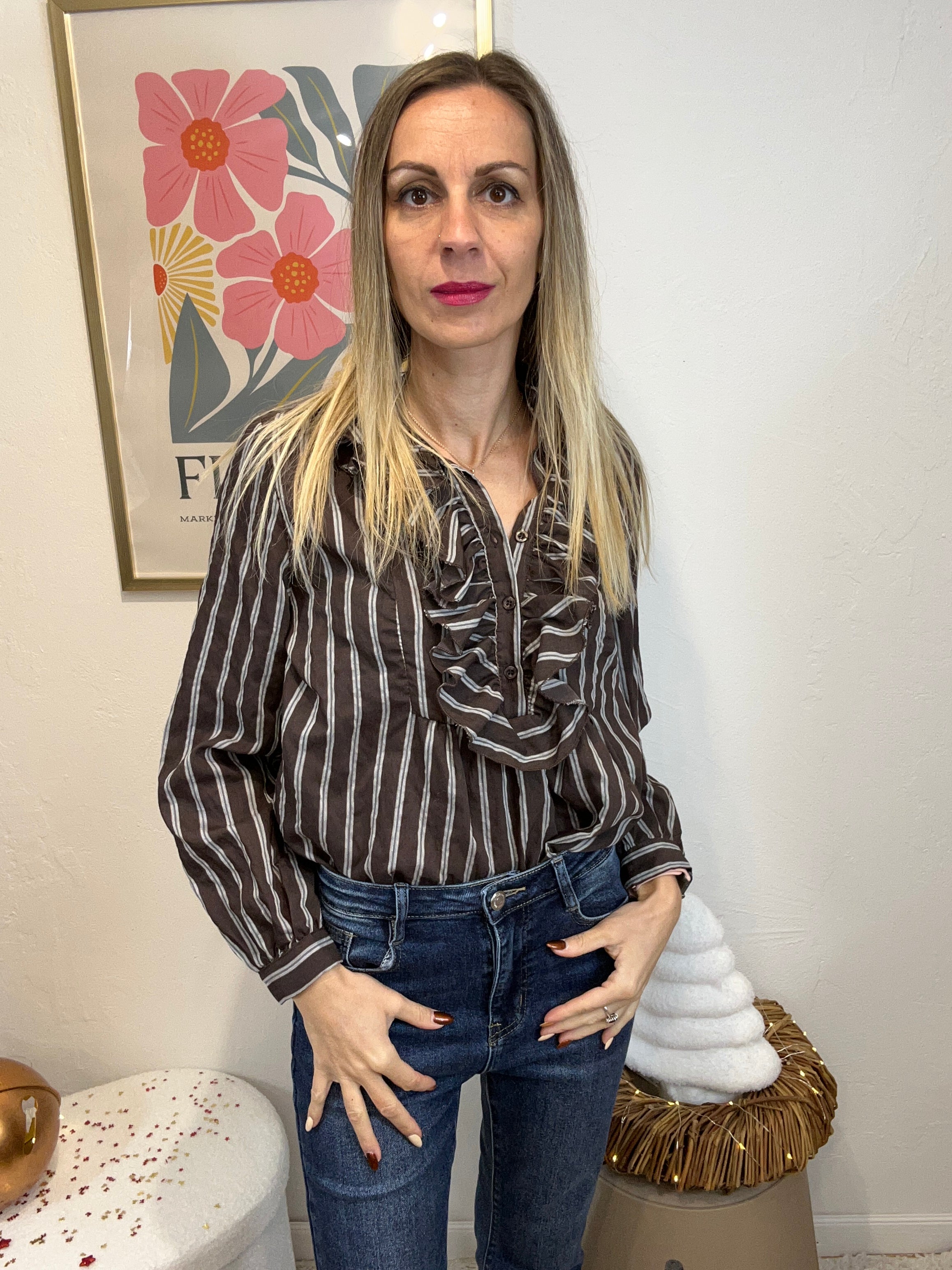 CHEMISE IRIS CHOCOLAT