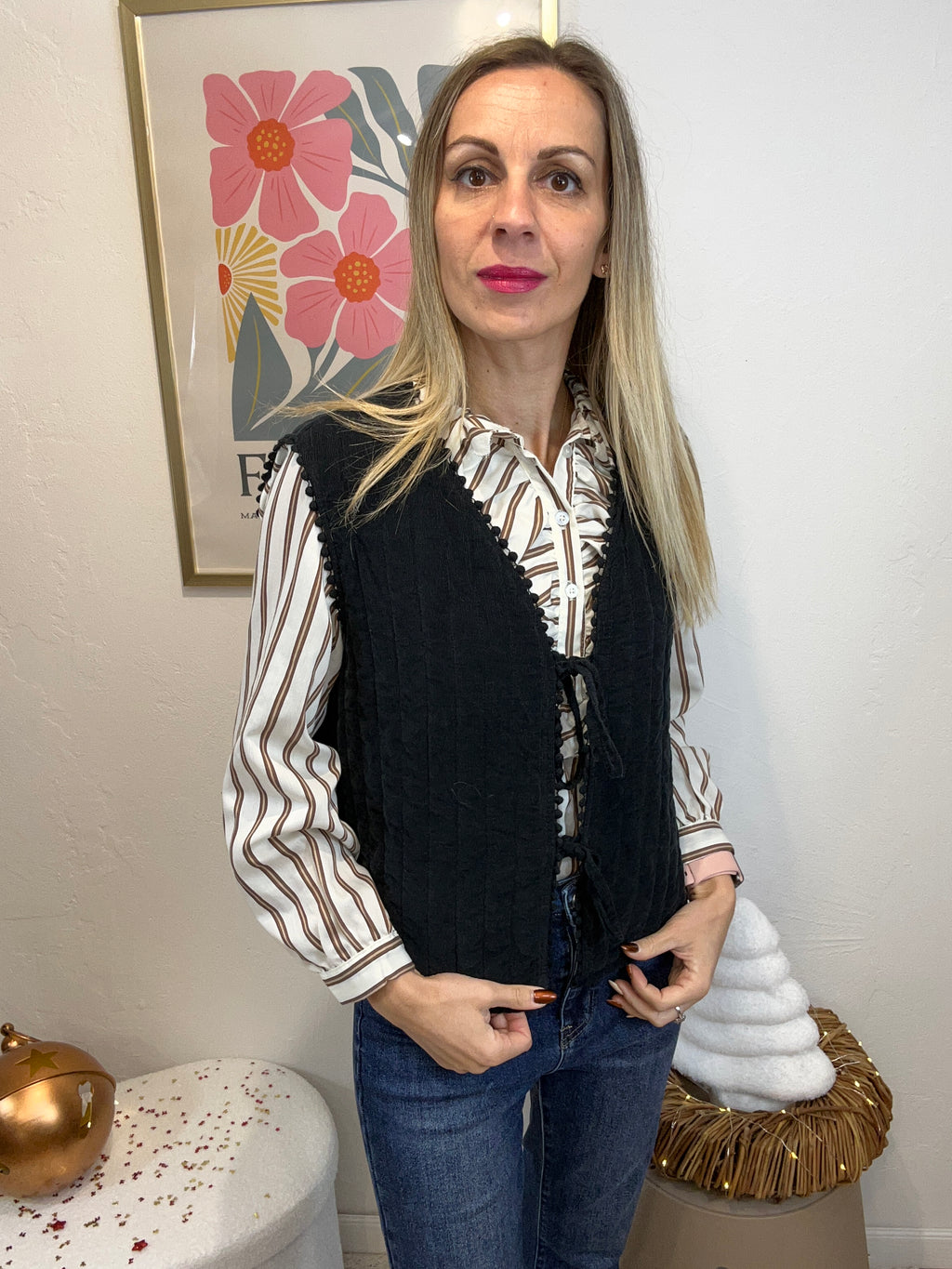 BLOUSE ANAËLLE NOIRE