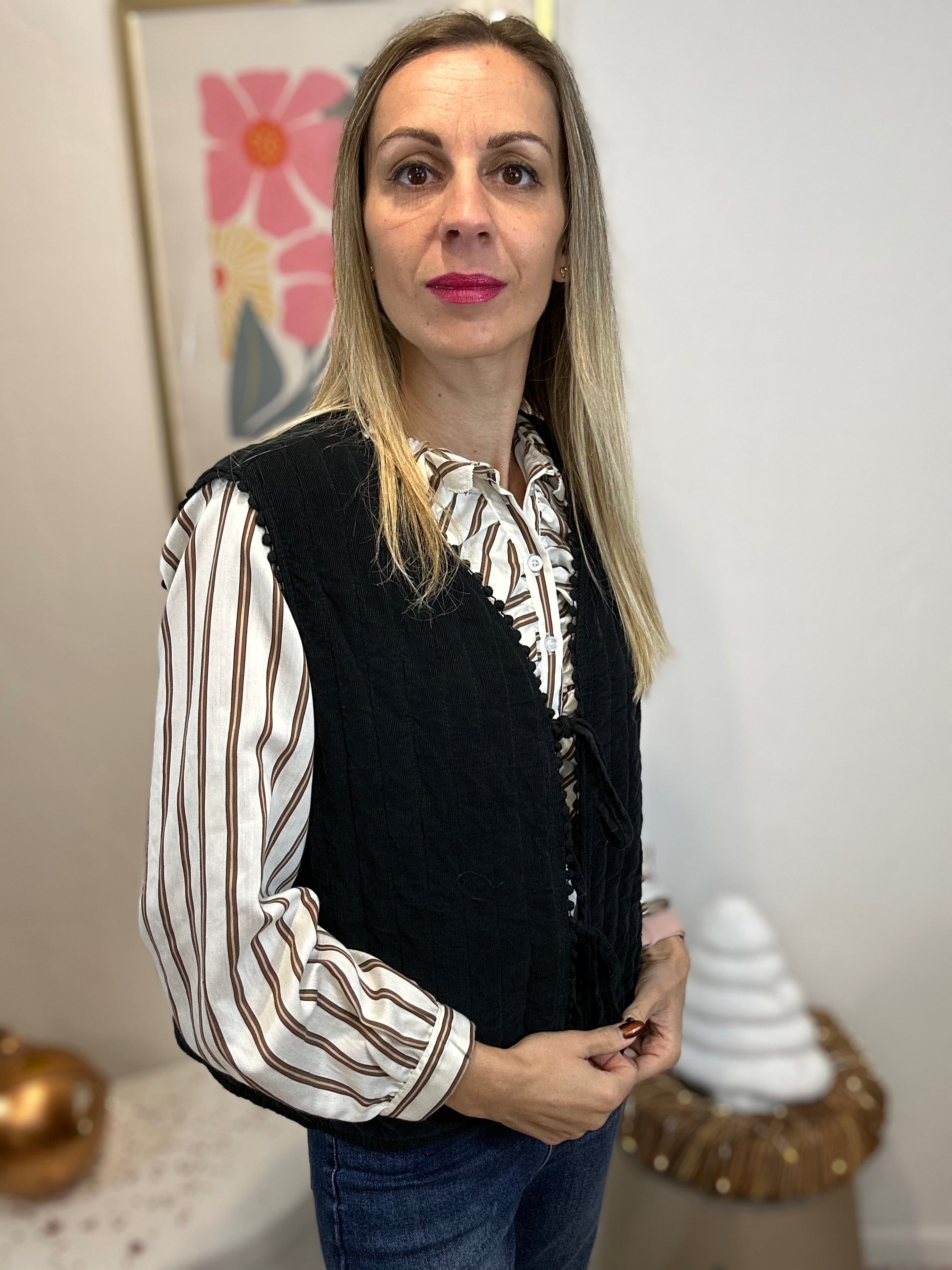 BLOUSE ANAËLLE NOIRE