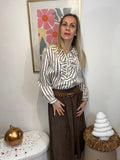 JUPE ALIX CHOCOLAT