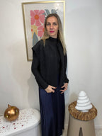 JUPE ANNA BLEUE MARINE