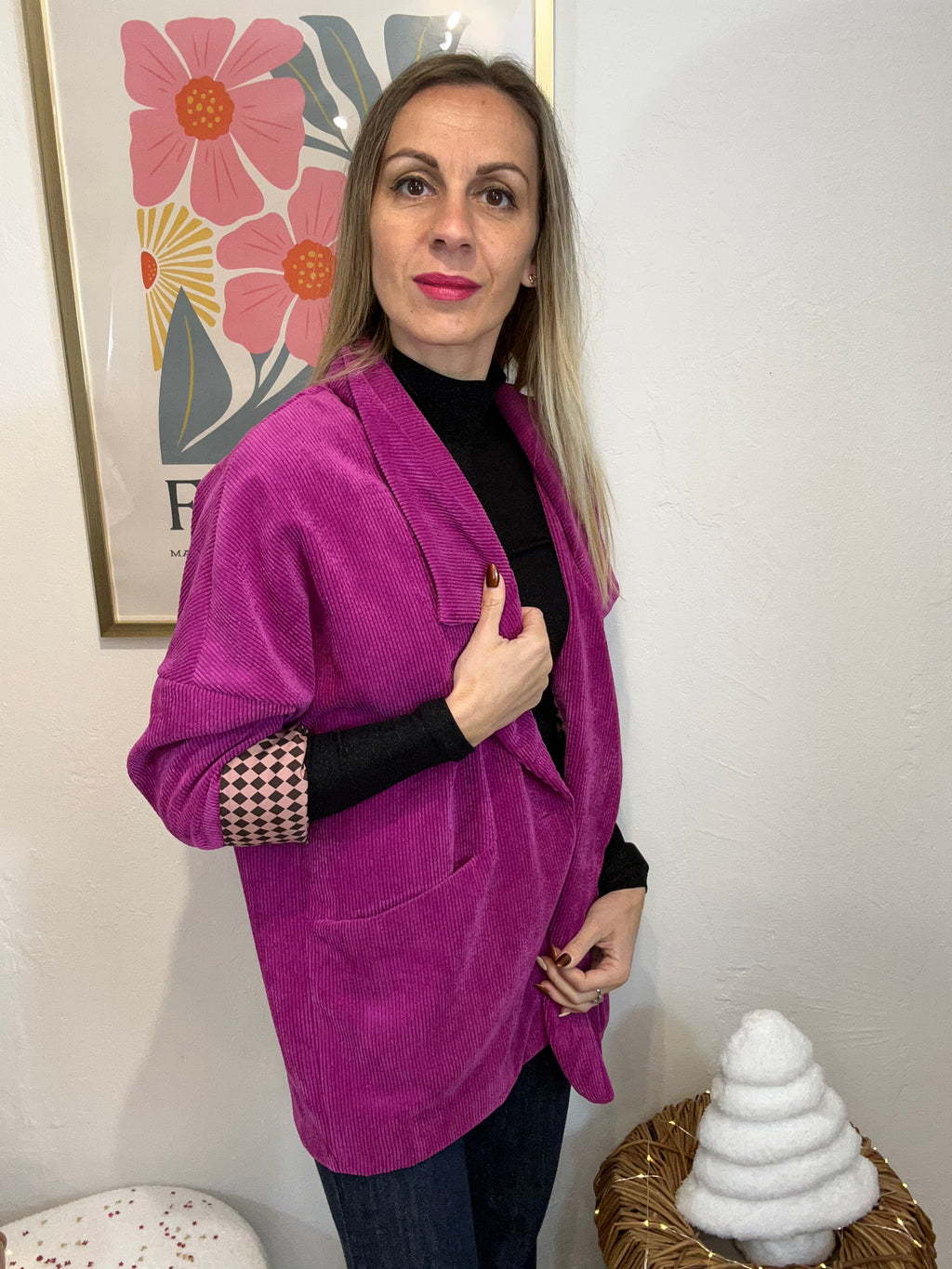 VESTE SIMONE FUCHSIA