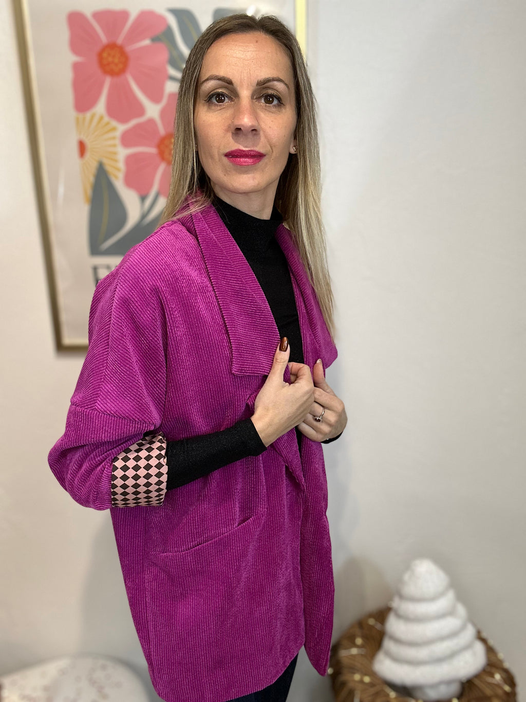 VESTE SIMONE FUCHSIA