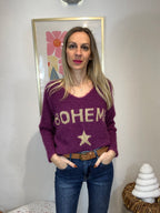 PULL BOHEME VIOLET