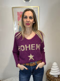 PULL BOHEME VIOLET