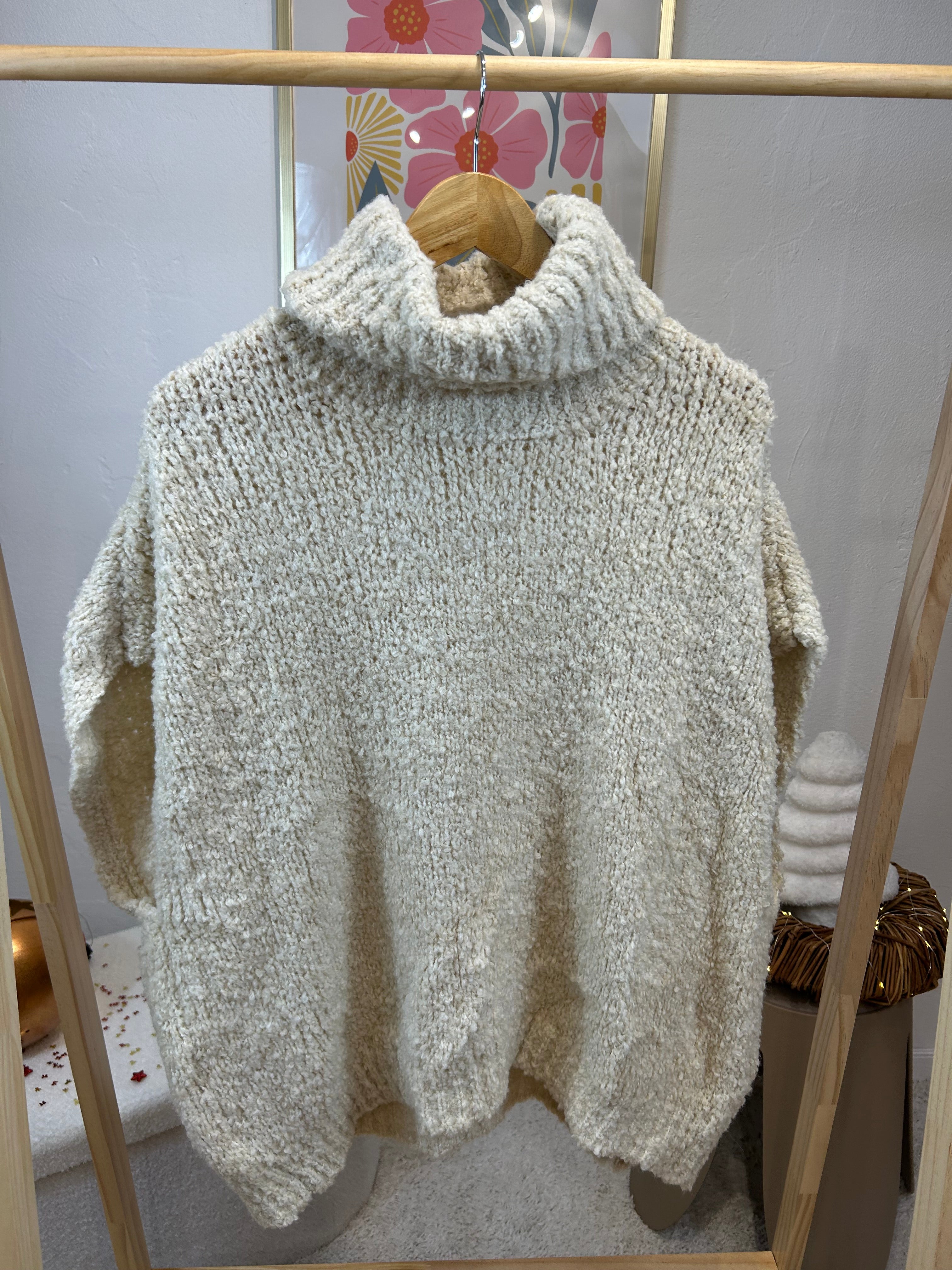 PULL BOUCLETTE ECRU