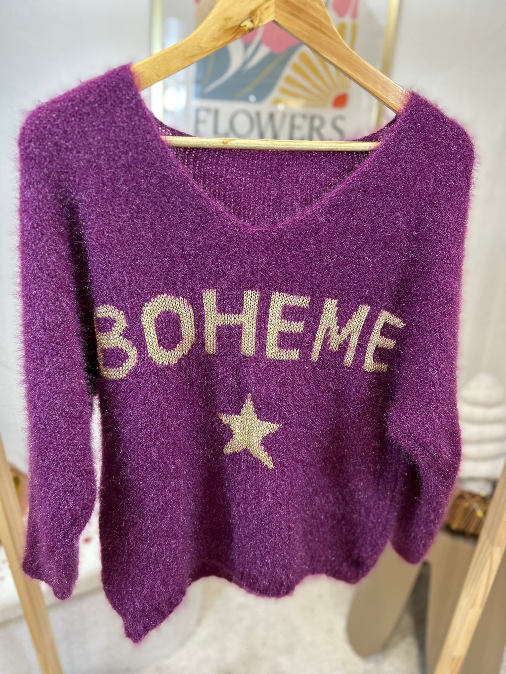 PULL BOHEME VIOLET