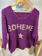 PULL BOHEME VIOLET