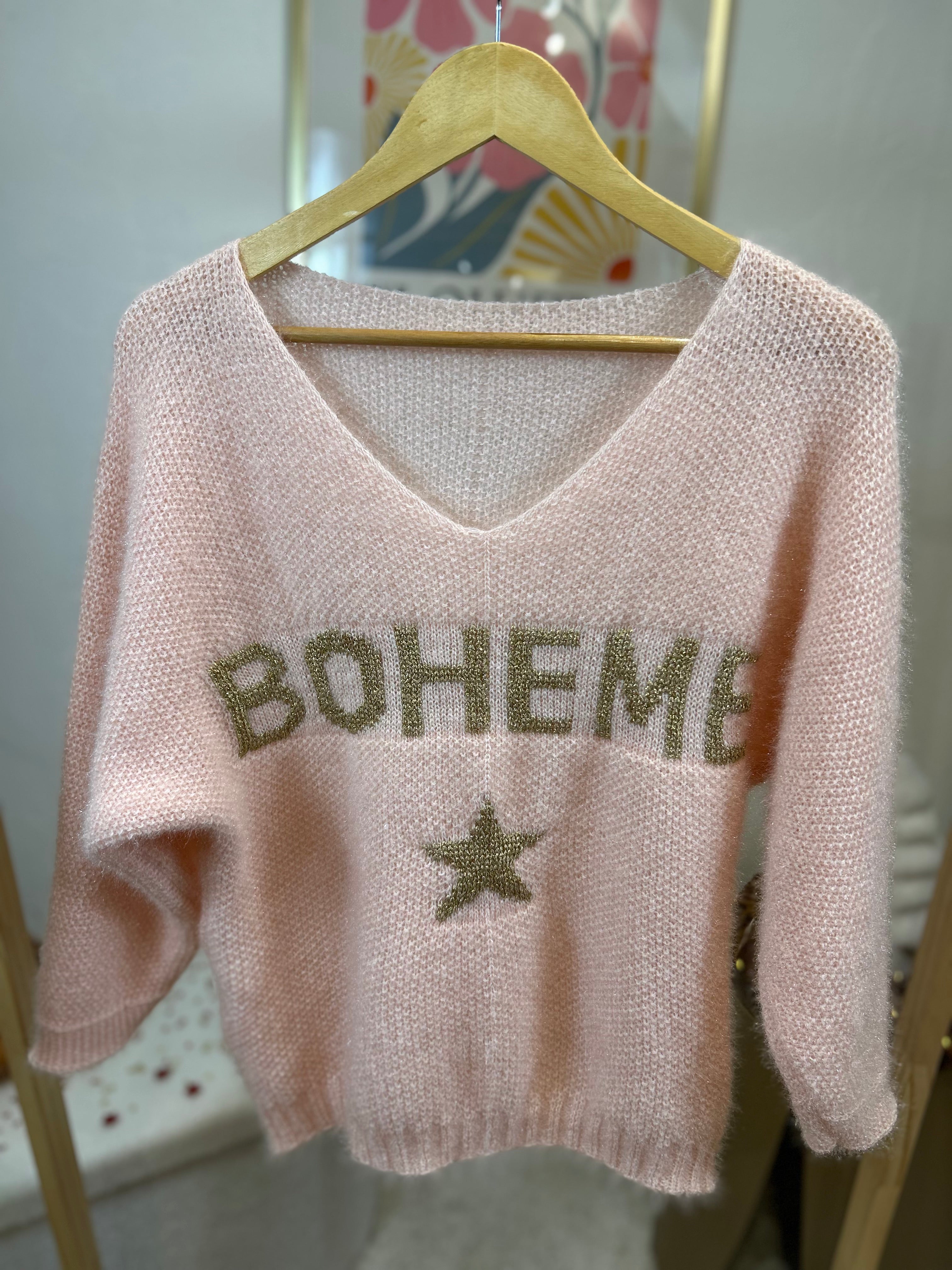 PULL BOHEME ROSE
