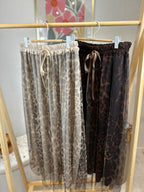 JUPE LEOPARD BEIGE