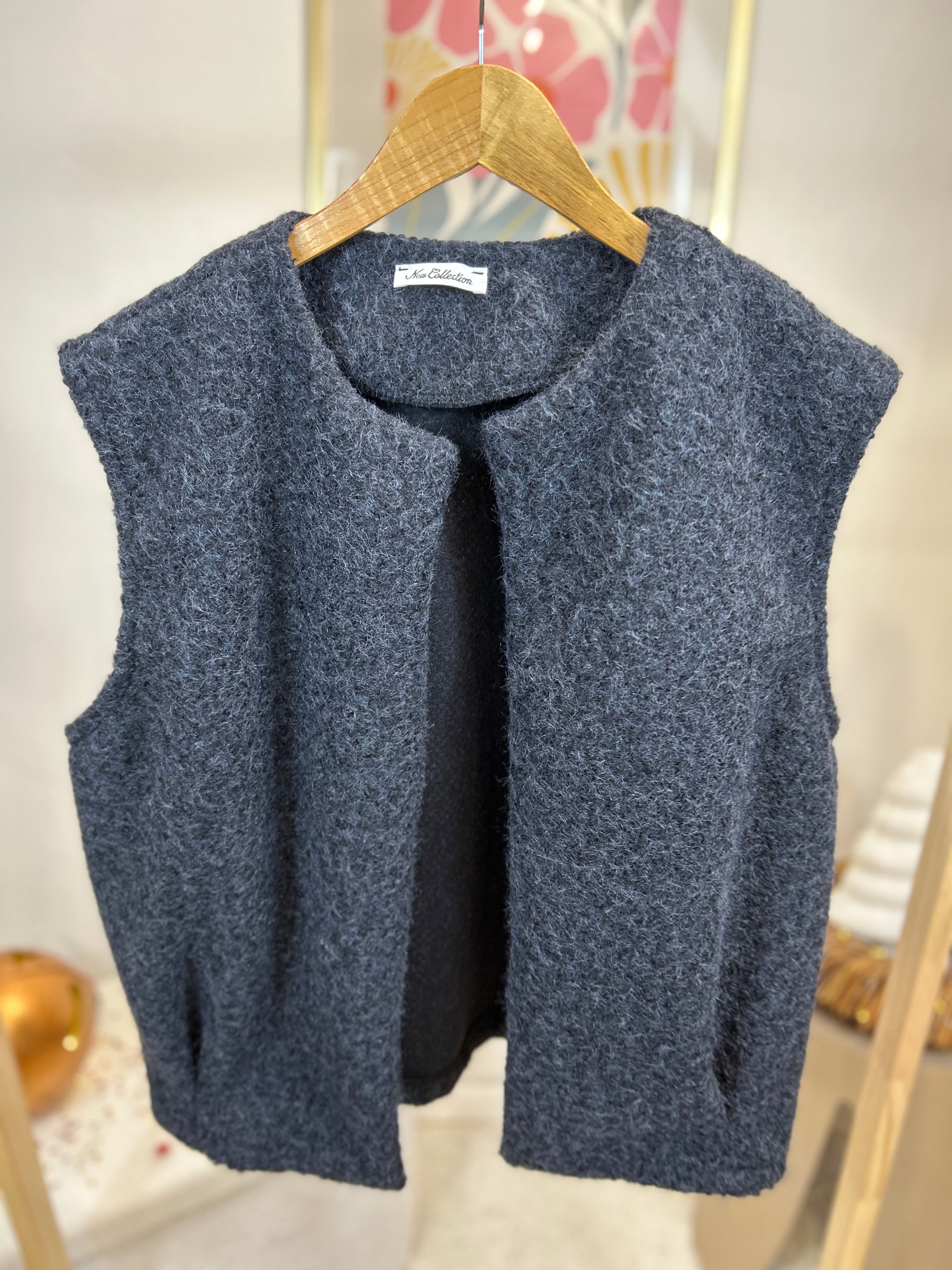 GILET ROSALIE BLEU MARINE
