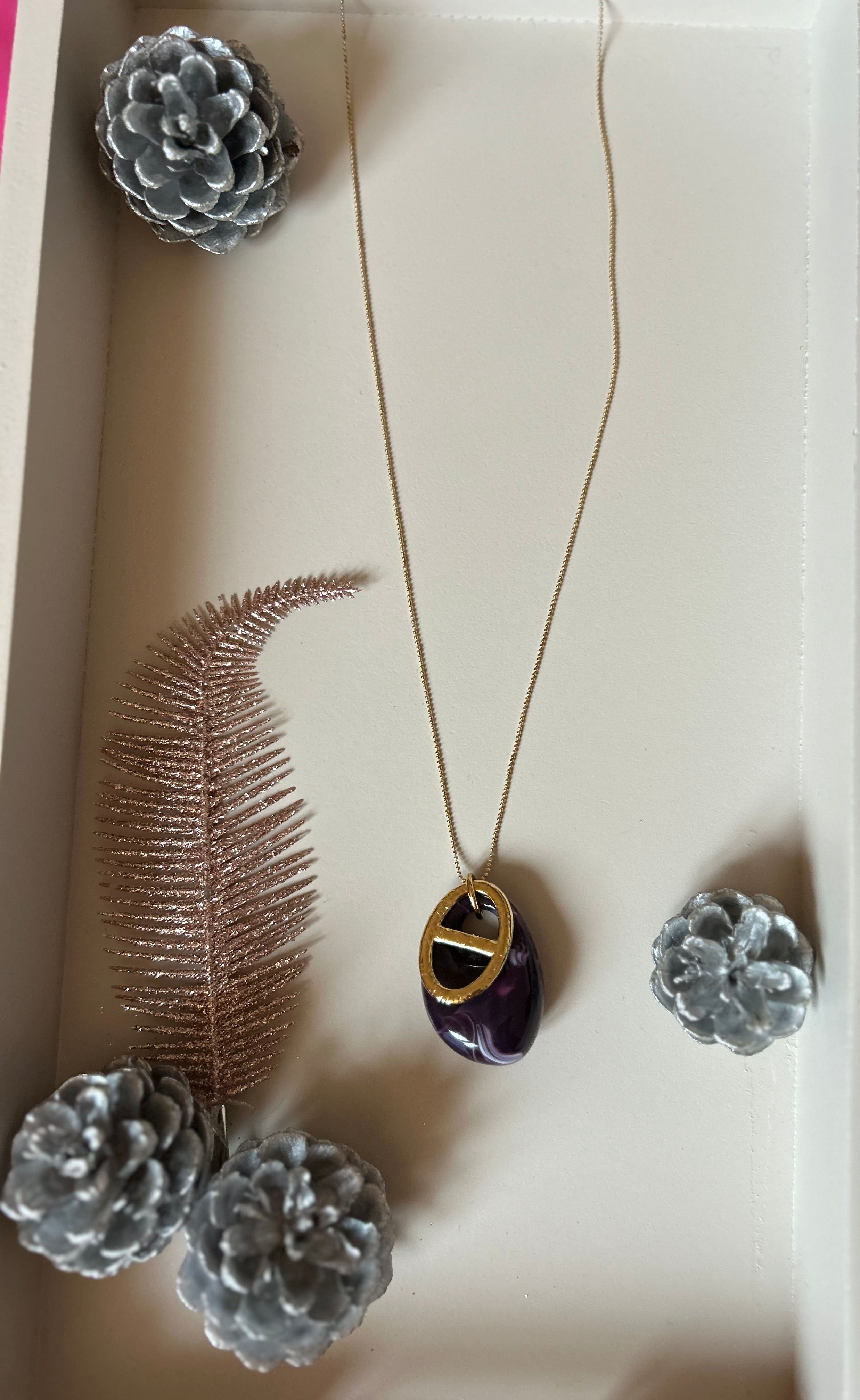 SAUTOIR CASSIE VIOLET