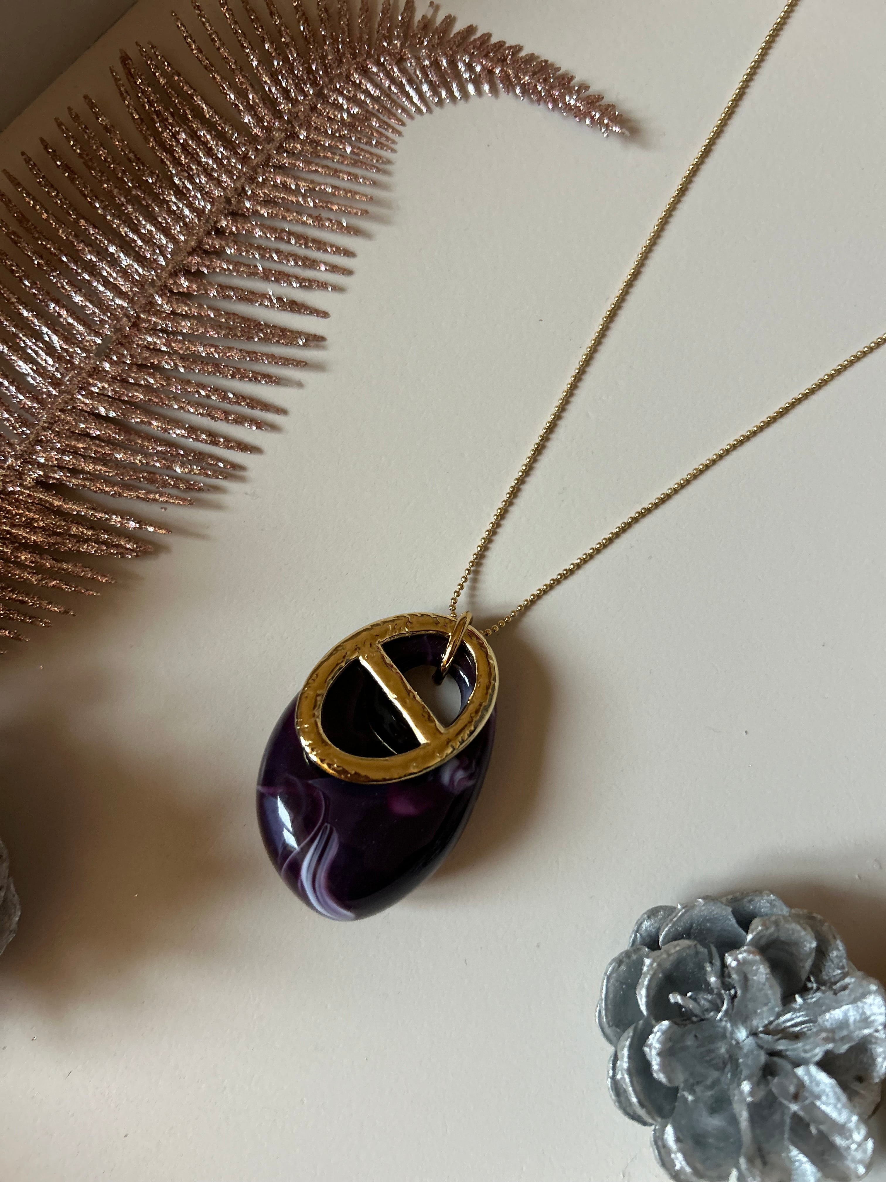 SAUTOIR CASSIE VIOLET