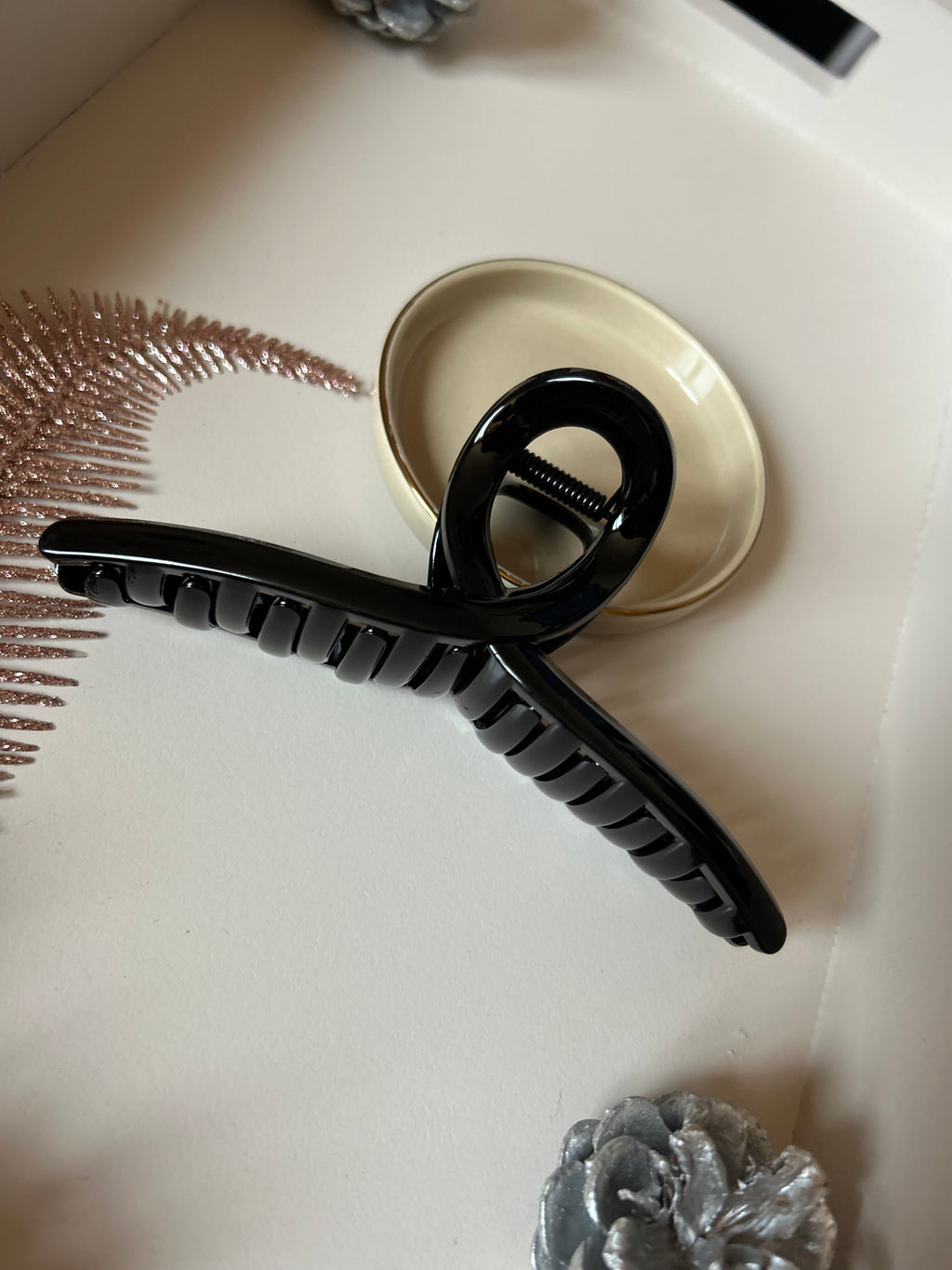 BARRETTE ALISSA NOIR