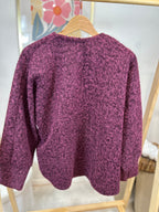 GILET LANA BORDEAUX